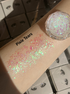 Gel Glitter Tears Festival Makeup
