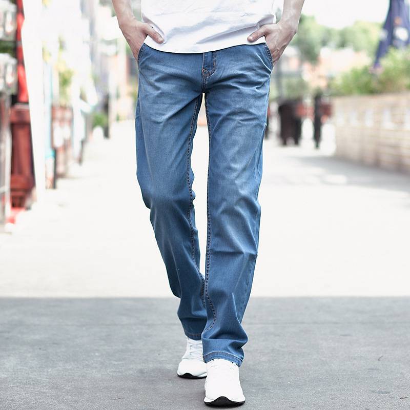 Plaid Tartan Jeans - Light Blue / 46 - Bottoms - Pants - 3 - 2024