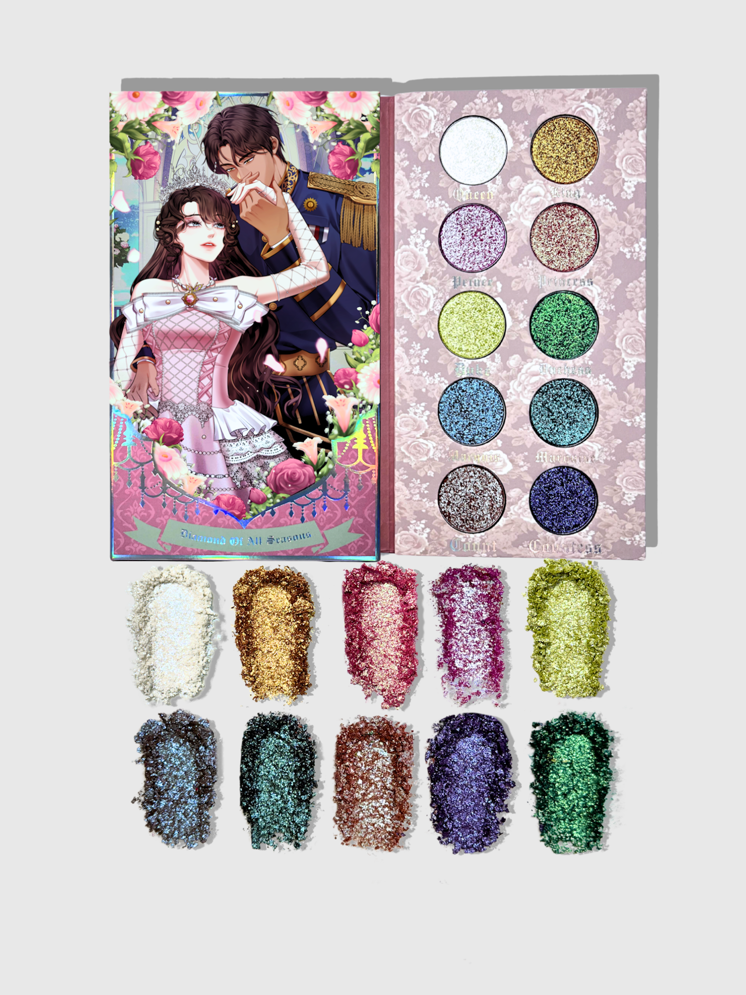 Diamond Of All Seasons Duochrome Glitter Palette