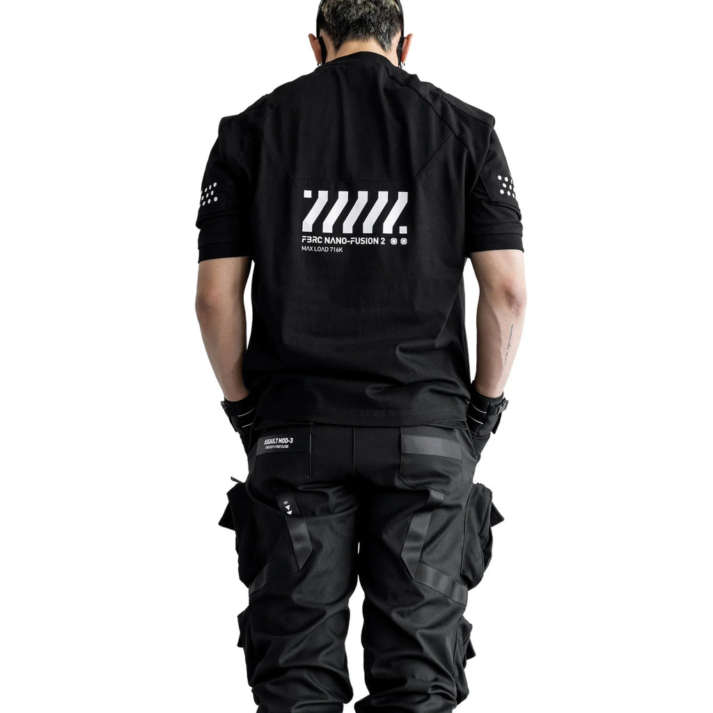 RGS-100B Black Armored Oversized Tee