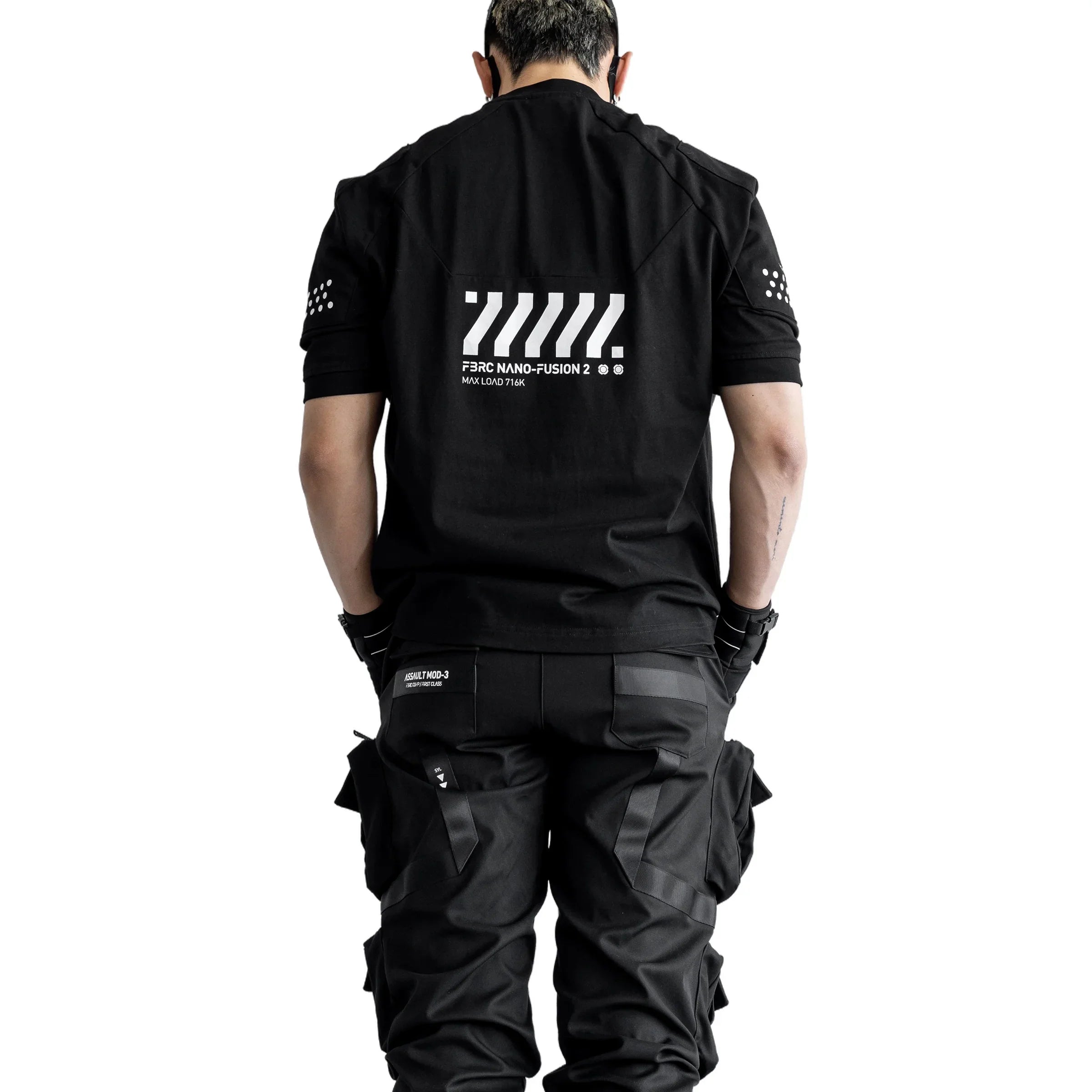 RGS-100B Black Armored Oversized Tee