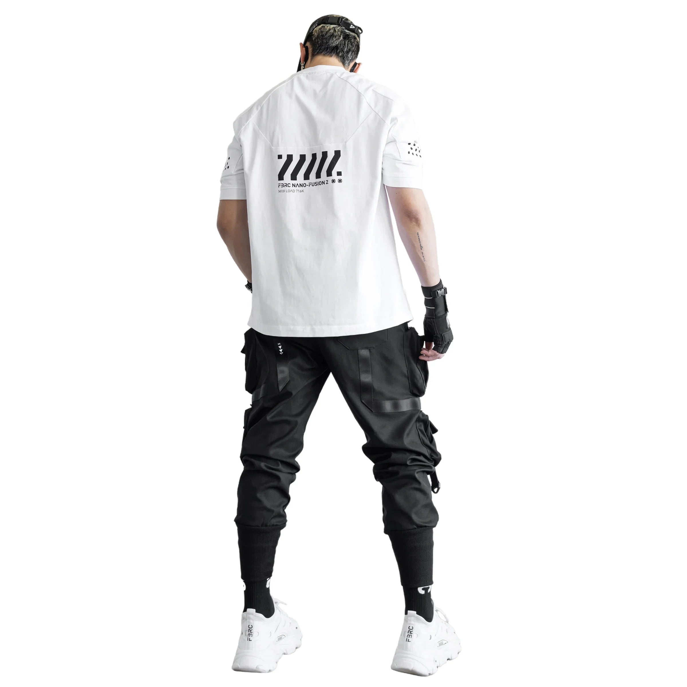RGS-100B White Armored Oversized T-Shirt