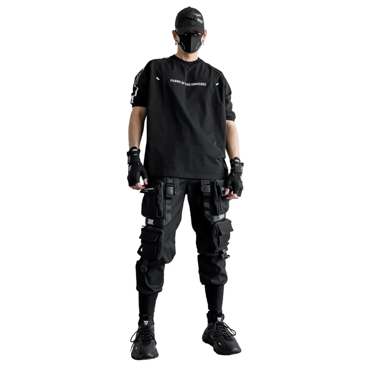 RGS-101C Black Oversized Raglan T-Shirt - T-Shirts - T-Shirt - 5