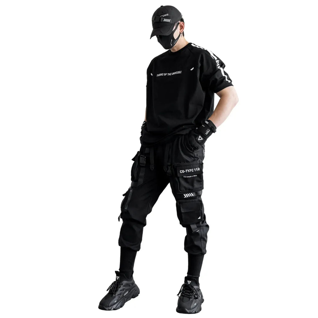 RGS-101C Black Oversized Raglan T-Shirt - T-Shirts - T-Shirt - 6