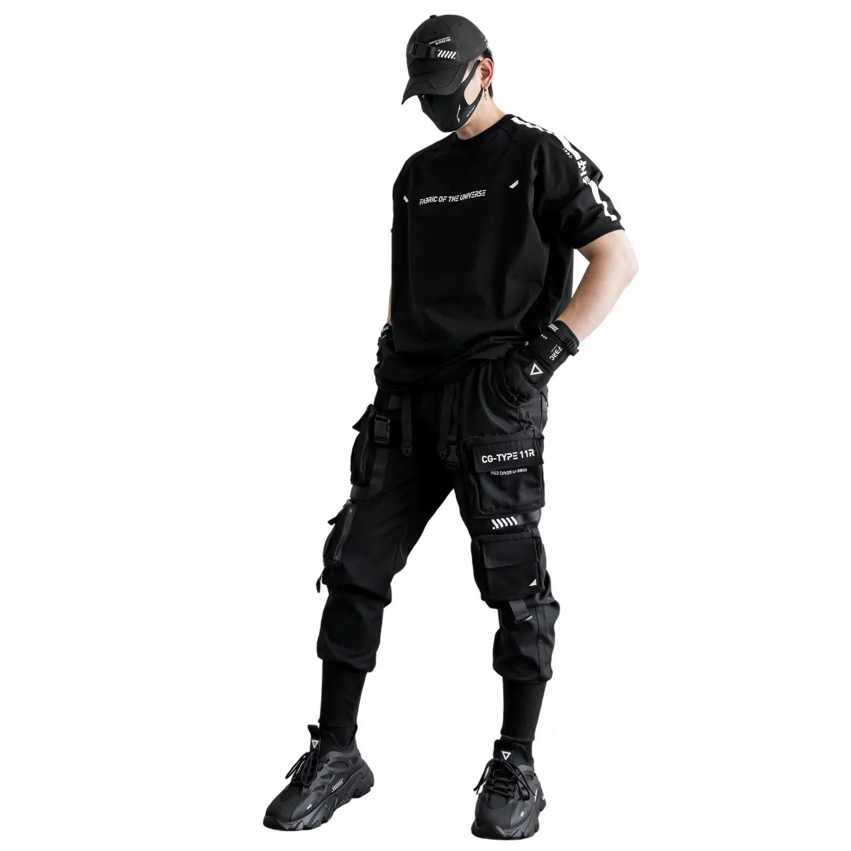 RGS-101C Black Oversized Raglan T-Shirt - T-Shirts - T-Shirt - 6