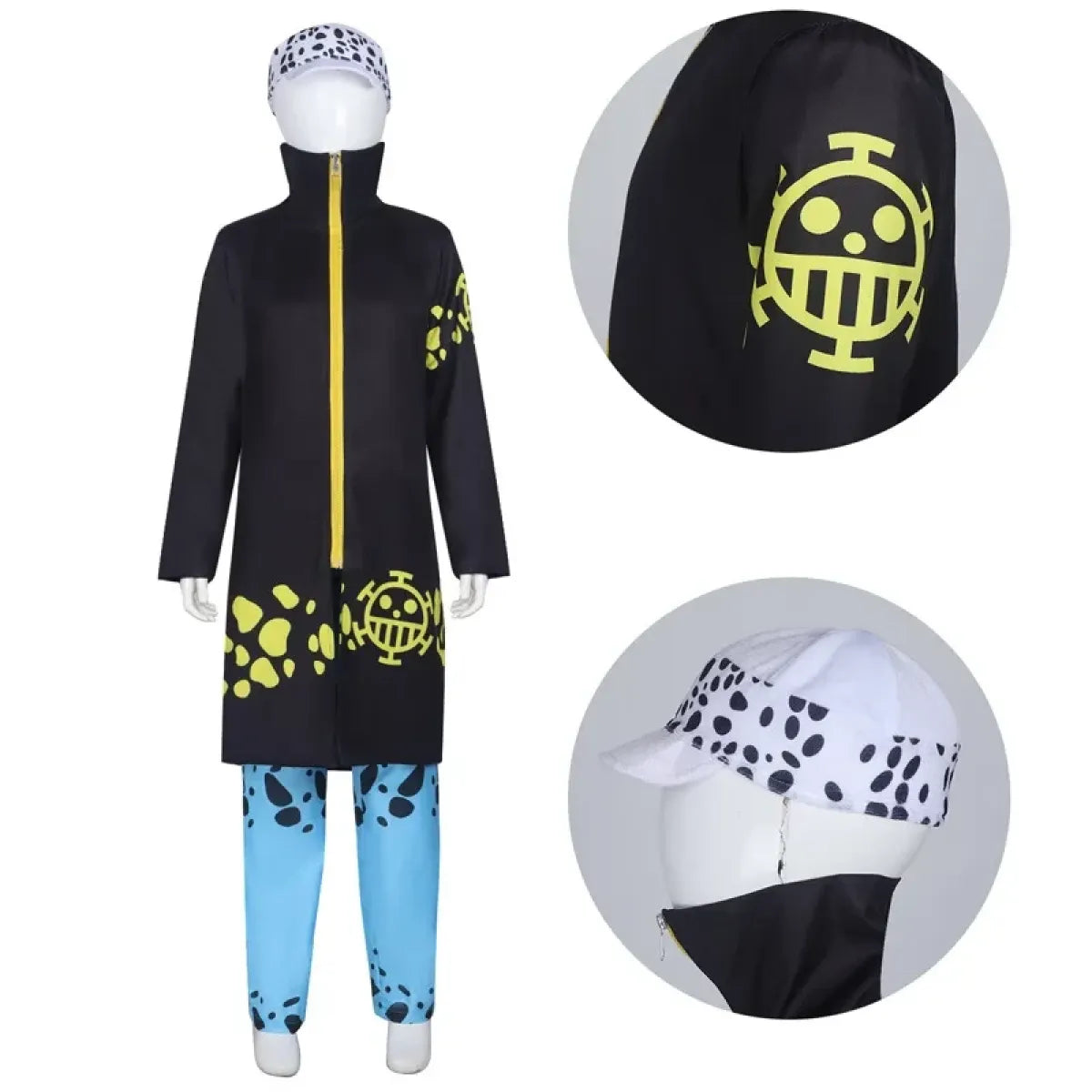 Trafalgar Law Anime Cosplay Costume Set - Anime - Cosplay Outfit - 5
