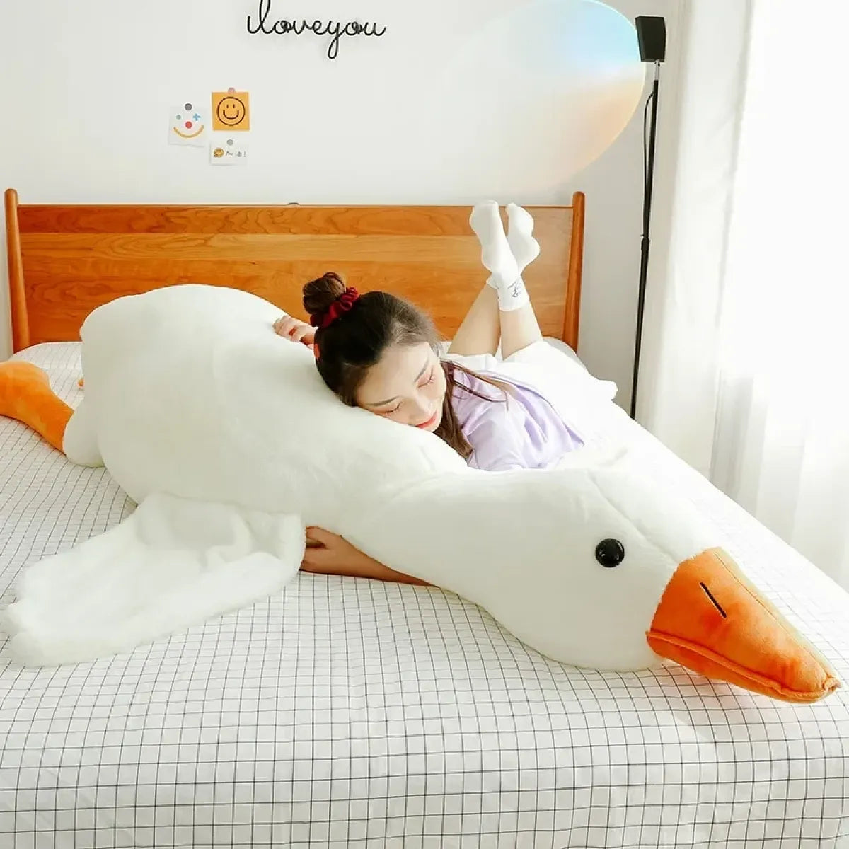 Giant White Goose Plush Body Pillow - Plushies - Pillow / Cushion - 4