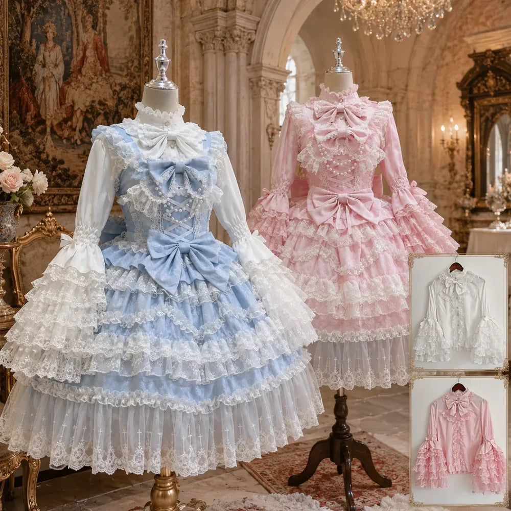 Summer Kawaii Lolita A-Line Party Mini Dress - All Dresses - Lolita Dress - 1