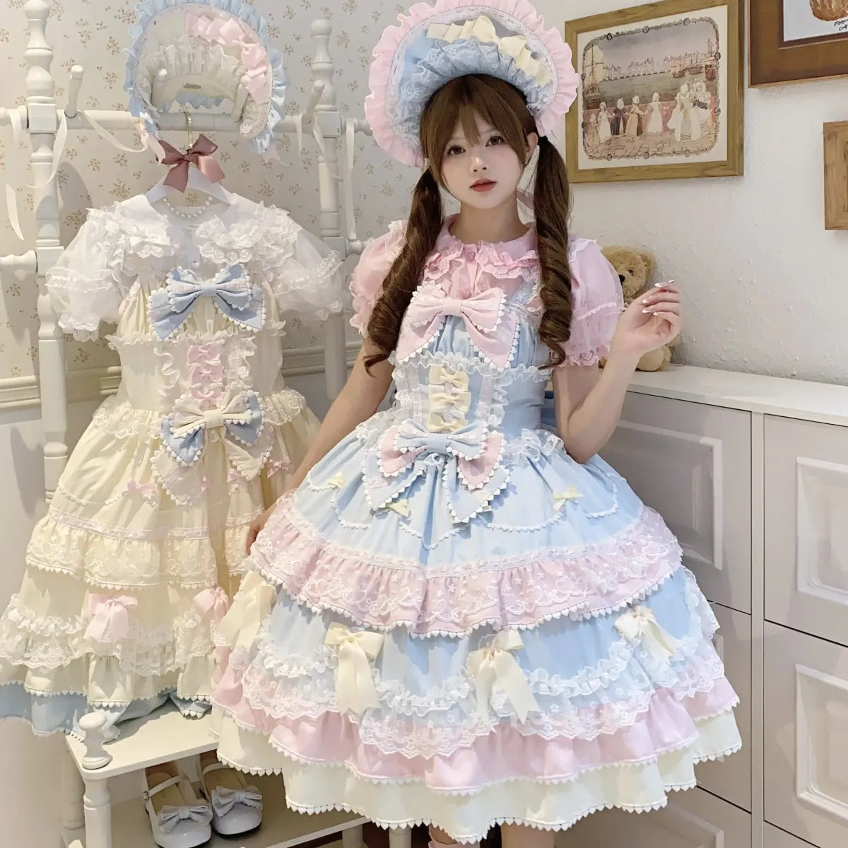 Summer Kawaii Lolita A-Line Party Mini Dress - All Dresses - Lolita Dress - 2