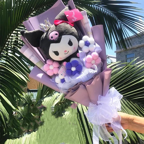 Blooming Plush Bouquet - Kawaii Stop - Cartoon Characters, Christmas Gift, Creative Bouquet, Creative Gift, Cuddly Bouquet, Cute Plush Dolls, Gift for All Ages, Graduation Gift, Memorable Surprise, Plush Bouquet, Soft and Huggable, Special Occasion, TAKARA TOMY, Unique Present, Valentine's Day