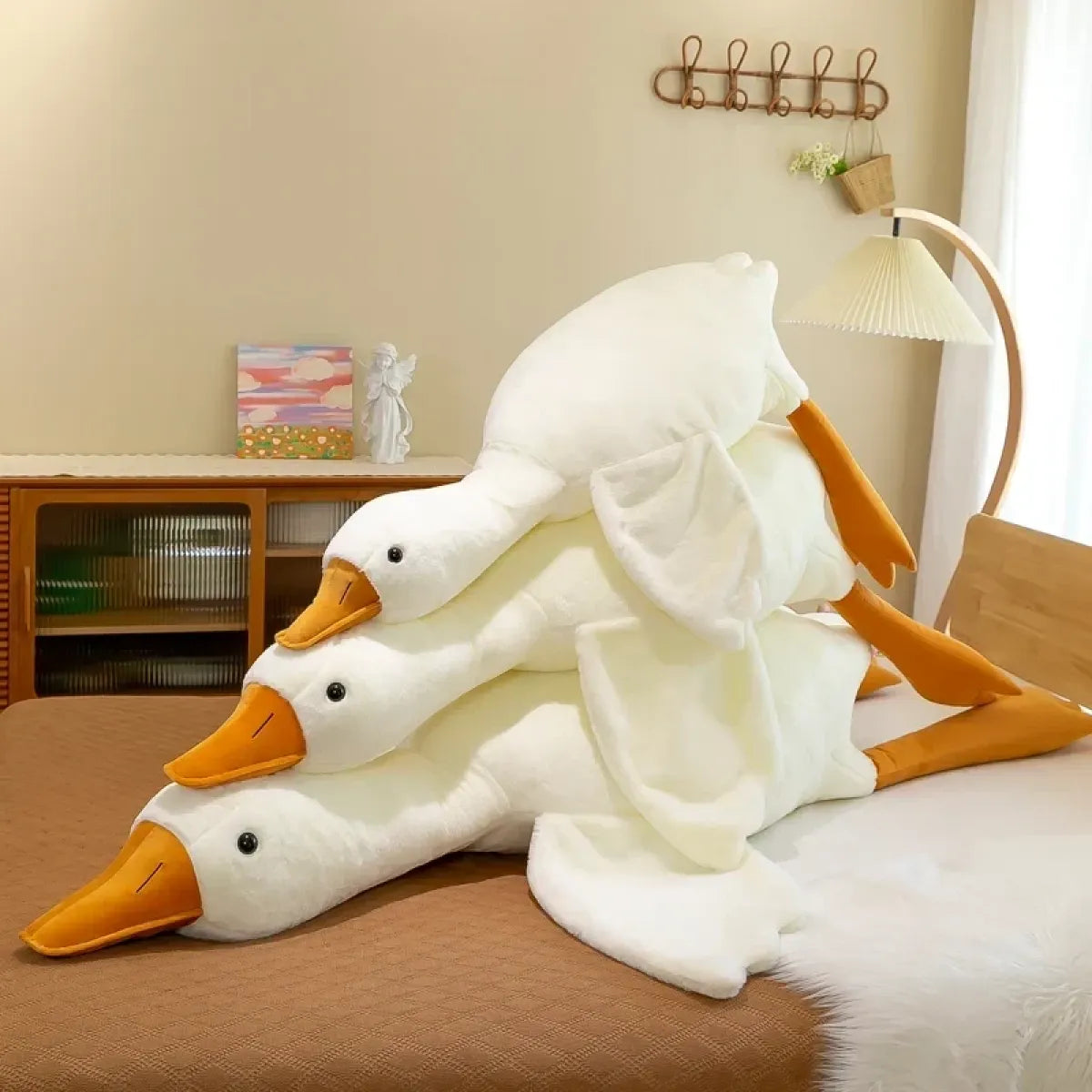 Giant White Goose Plush Body Pillow - Plushies - Pillow / Cushion - 2