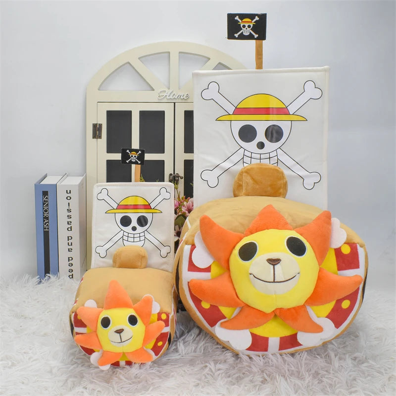 One Piece Anime Plush Toys - Thousand Sunny & Going Merry Stuffed Animals - Kawaii Stop - 