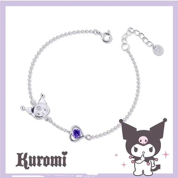 Kawaii Sanrio Kuromi Jewelry Set - Kawaii Stop - Anime Jewelry, Anime-Inspired, Copper Jewelry, Cute Accessories, Durable Material, Everyday Wear, Eye-Catching, Girls' Jewelry, High-Quality, In-Stock Items, Japanese Pop Culture, Kawaii Fashion, Kulomi, Lightweight Comfort, Movie & TV Theme, Ready to Ship, Special Occasion, Statement Piece, Unique Design, Versatile Style