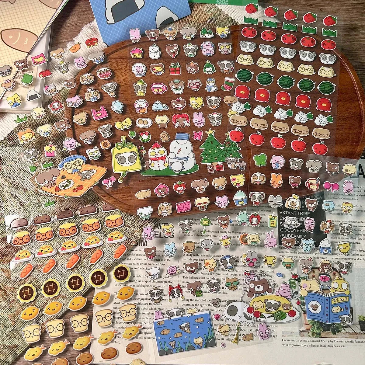 Kawaii Animals 3D Puffy Stickers Sheet - Stickers - Sticker / Decal - 6