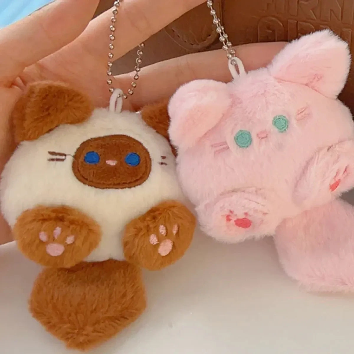 Mini Cat Plush Keychain - Best Sellers - KeyChain - 13