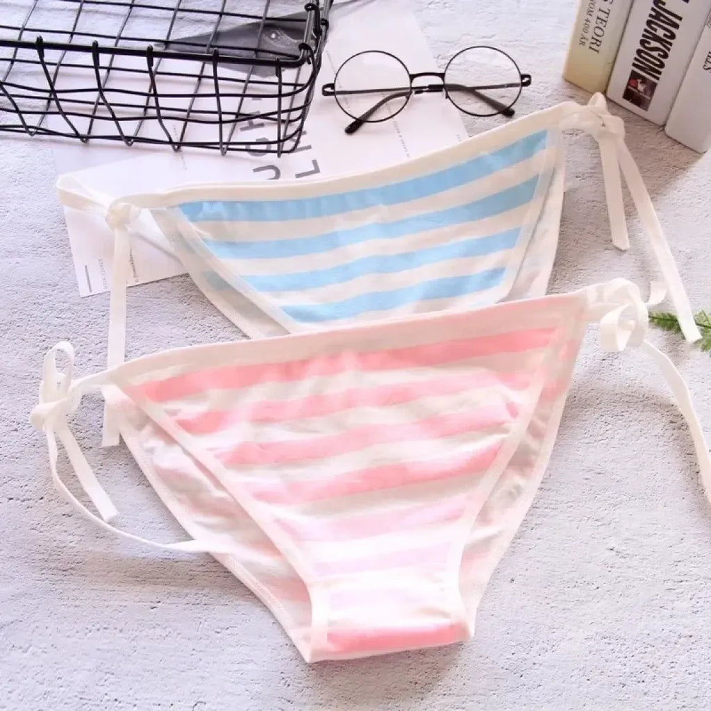 Lolita Striped Mini Bikini Cosplay Set - Cosplay - Swimsuit / Bikini / One-Piece Swimwear - 4
