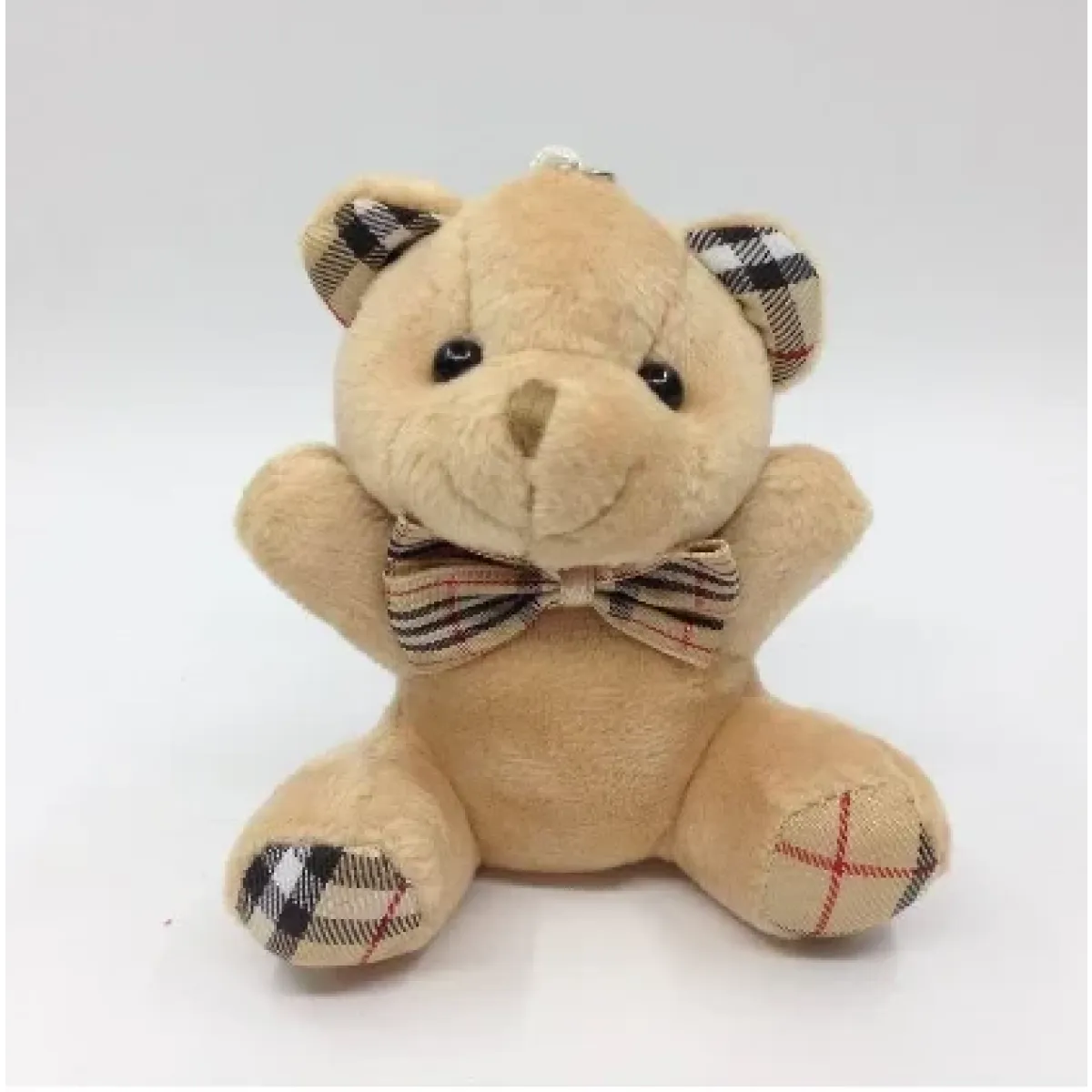 Bow Knotted Bear Plush Pendant 10cm - Plushies - Plush / Plushie - 6