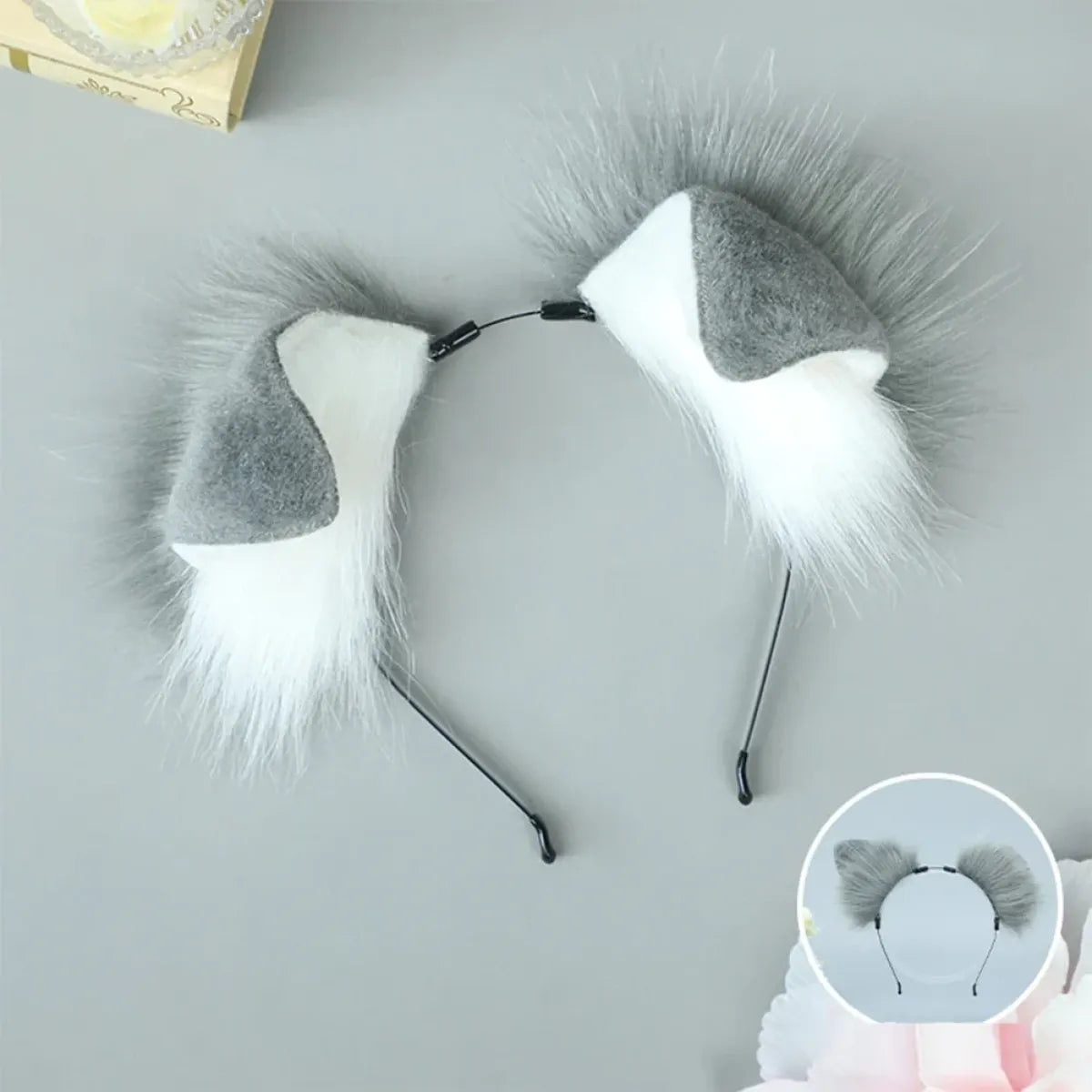 Plush Anime Dog Ear Headband and Tail Set - Anime - Costume Props - 18