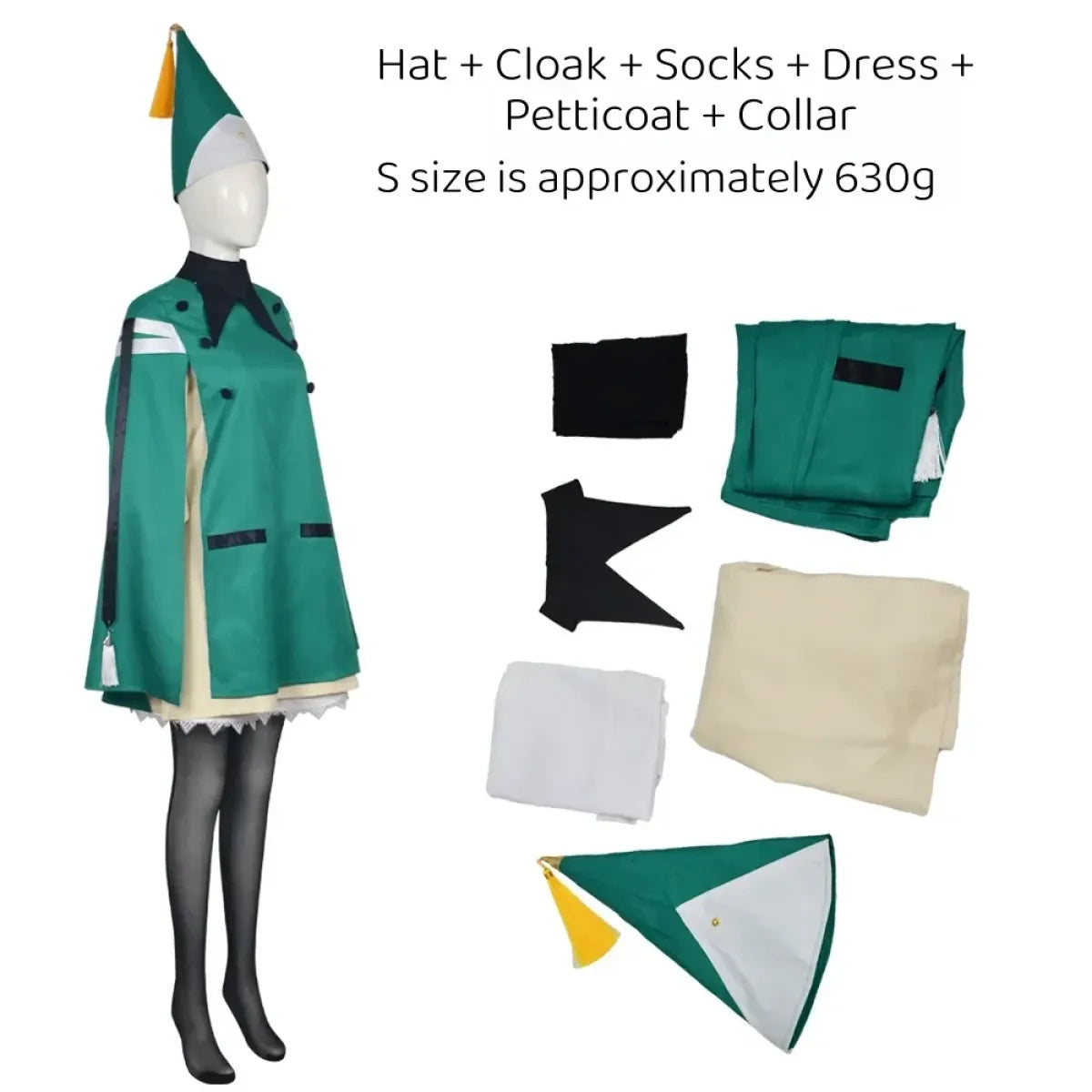 Witch Hat Atelier Coco Cosplay Costume Set - Cosplay - Cosplay Outfit - 7