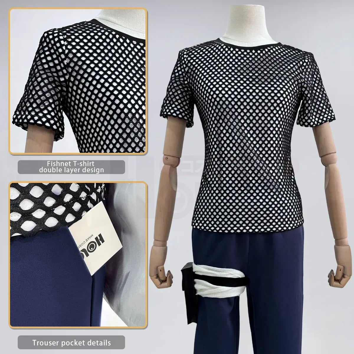 Hyuga Hinata Anime Cosplay Costume Set - Tops & Tees - Cosplay Outfit - 4