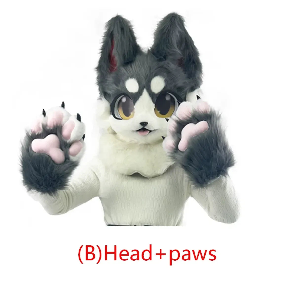 Kemono Cat & Dog Furry Head Costume - Best Sellers - Cosplay Outfit - 11