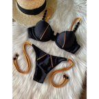 Push Up Underwire Low Waist Bikini Set - Swimsuits - Swimsuit / Bikini / One-Piece Swimwear - 1