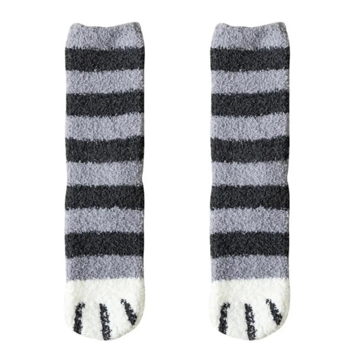 Cat Paw Cartoon Knit Middle Tube Socks - Harajuku Style - Accessories - 10