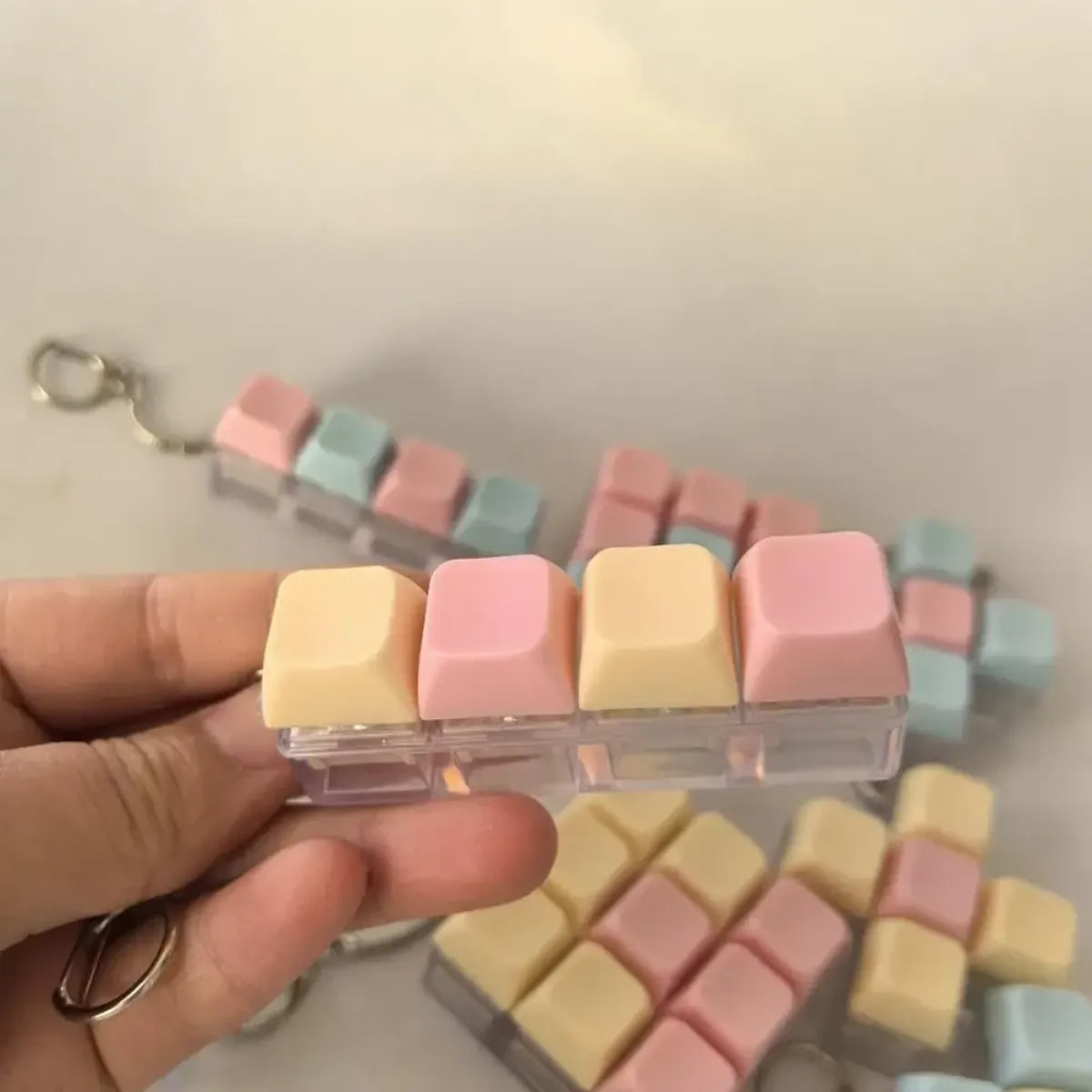 Mini Keyboard Fidget Keychain Toy - Toys - Toy - 6