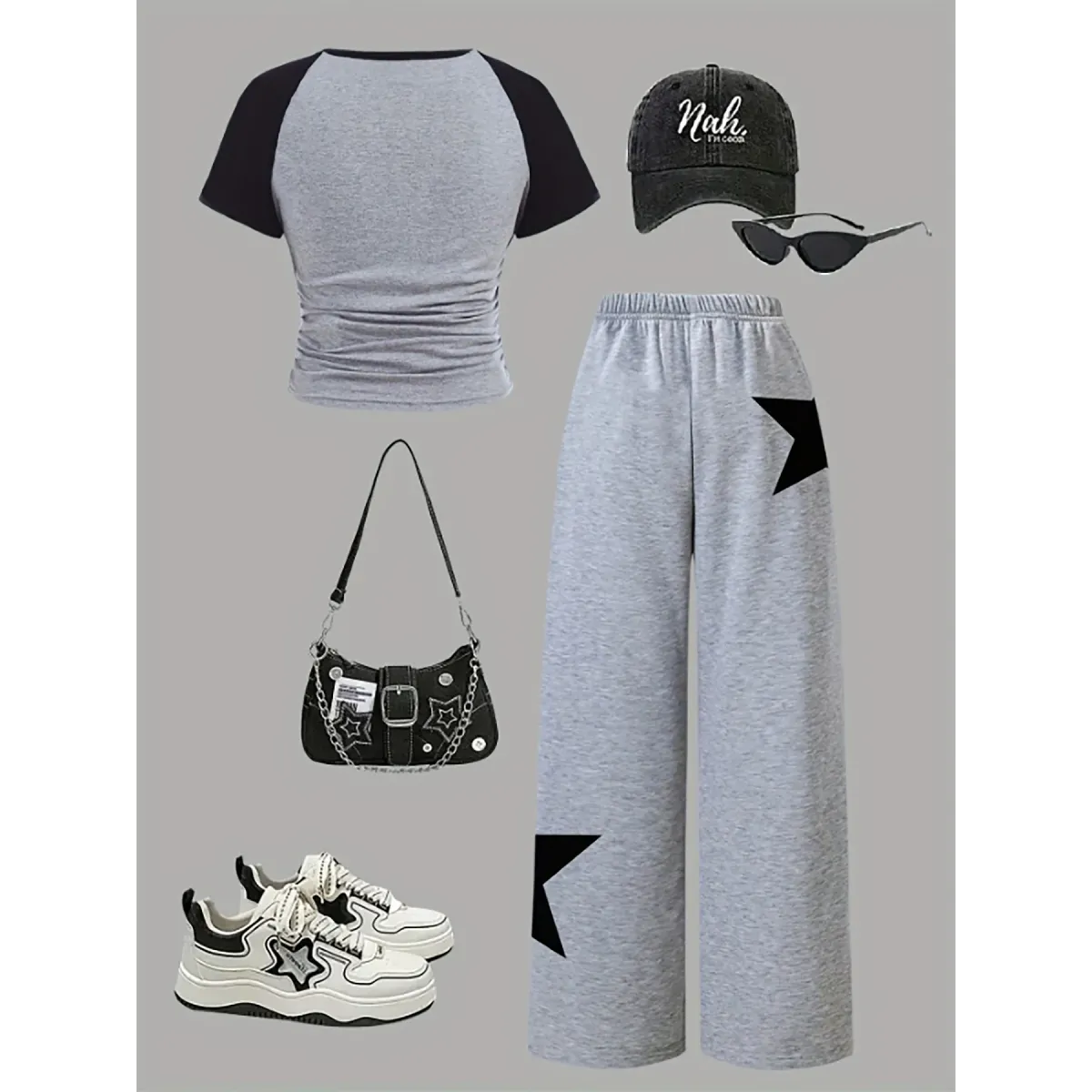 Girls Galaxy Star 2-Piece Sporty Set - Best Sellers - Sets / Co-ords - 2