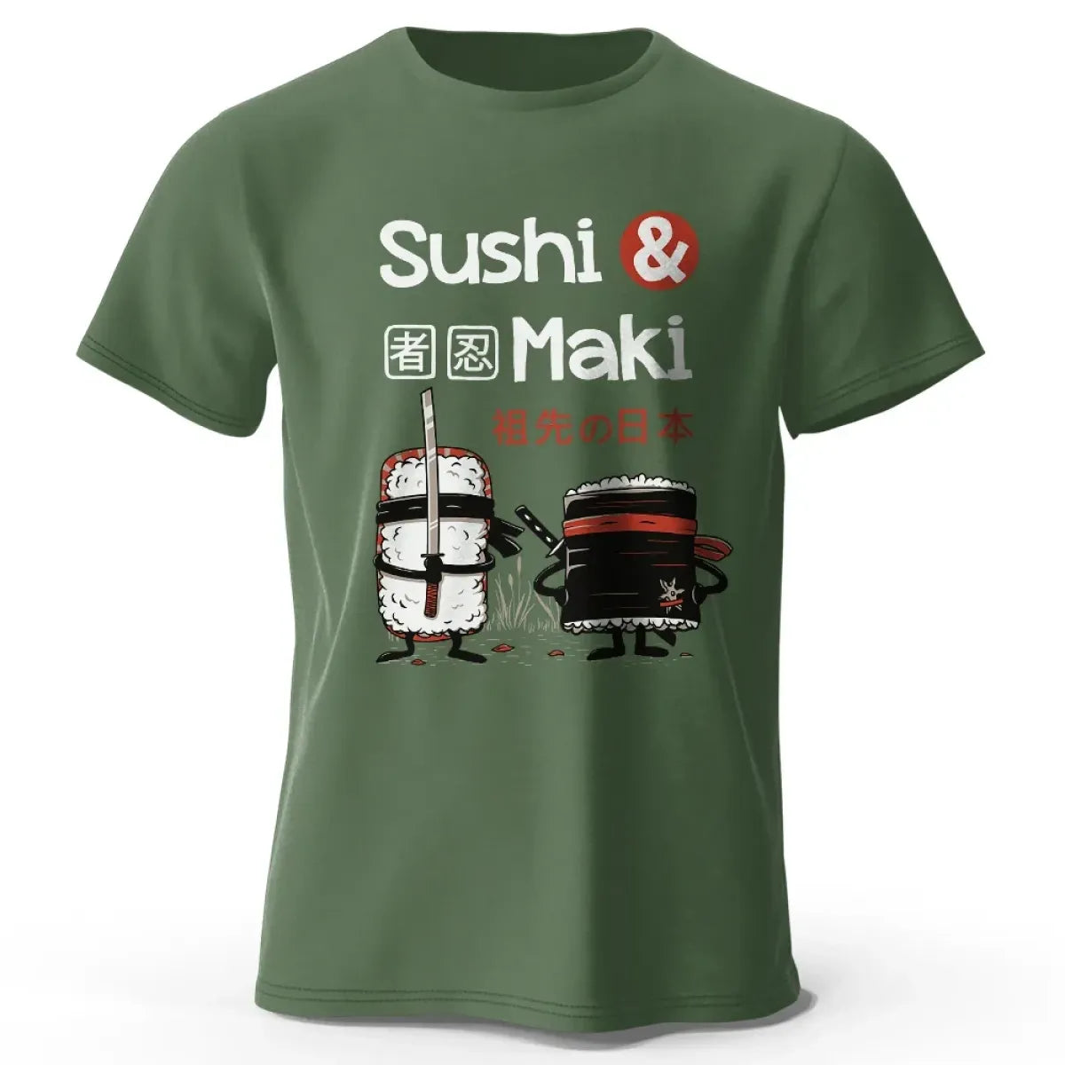 Kawaii Sushi Harajuku Cotton T-Shirt - T-Shirts - T-Shirt - 3