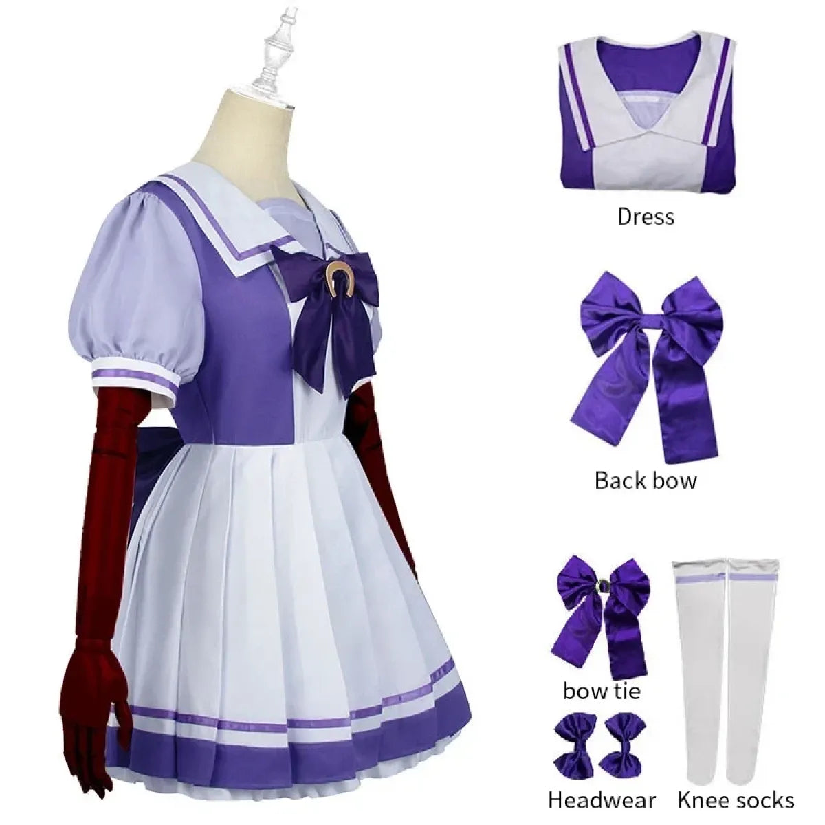 Uma Musume Pretty Derby Sailor Cosplay Uniform Set - Cosplay - Cosplay Outfit - 5
