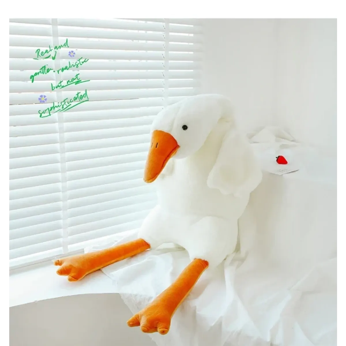 Giant White Goose Plush Body Pillow - Plushies - Pillow / Cushion - 7