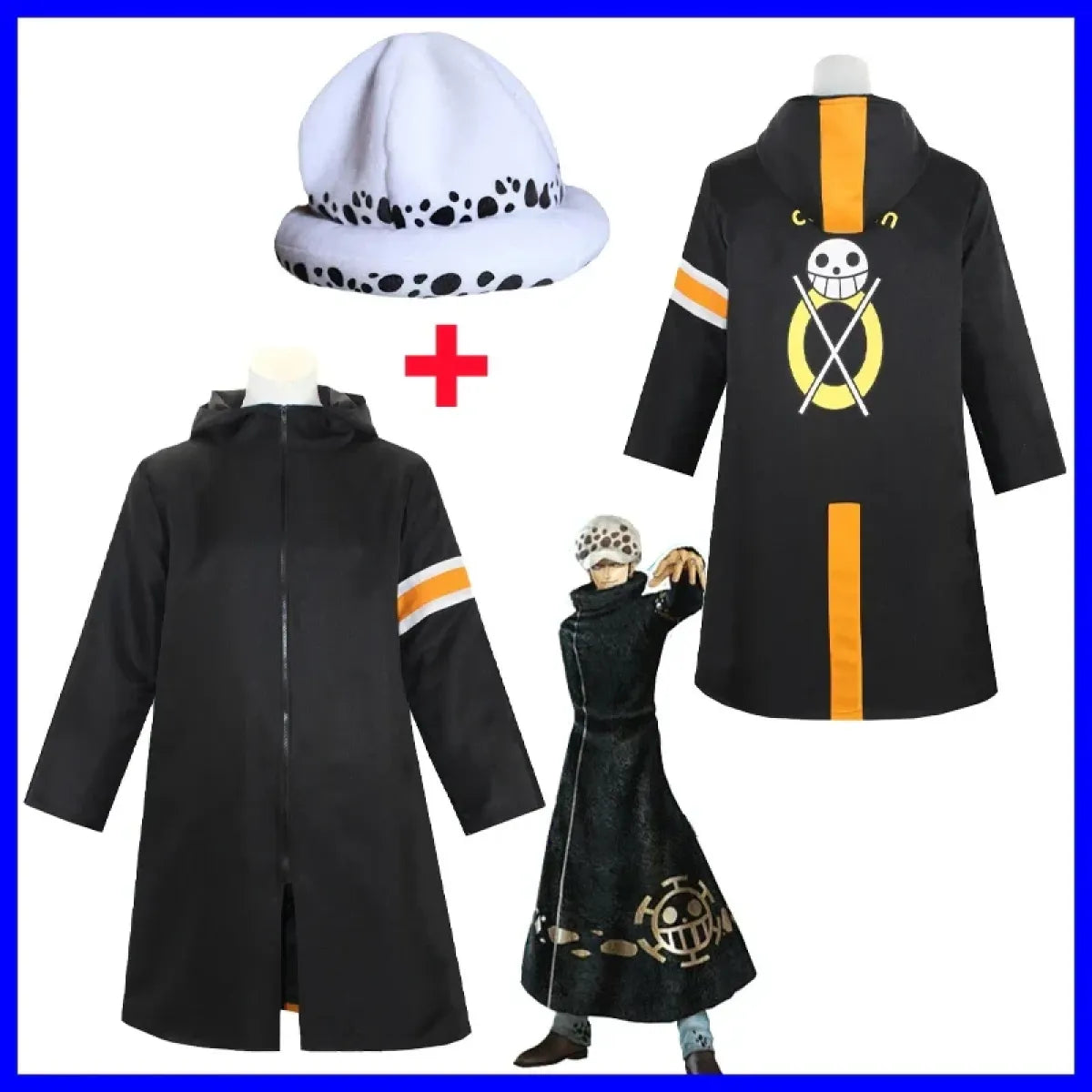 Trafalgar Law Anime Cosplay Costume Set - Anime - Cosplay Outfit - 16