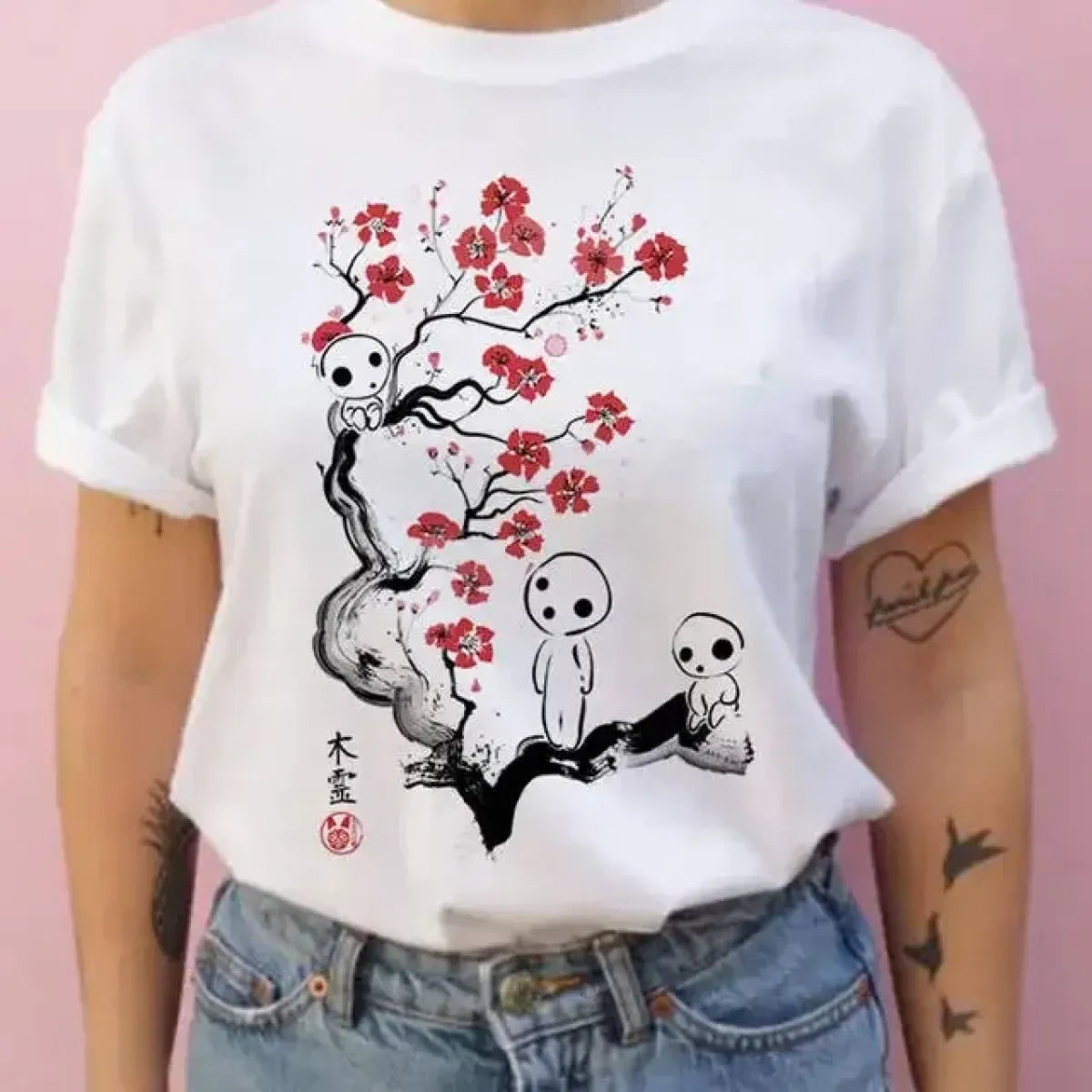 Totoro Harajuku Short Sleeve T-Shirt - Dresses - T-Shirt - 5