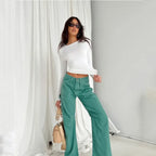 Solid Long Sleeve Slim Fit T-Shirt - T-Shirts - T-Shirt - 10