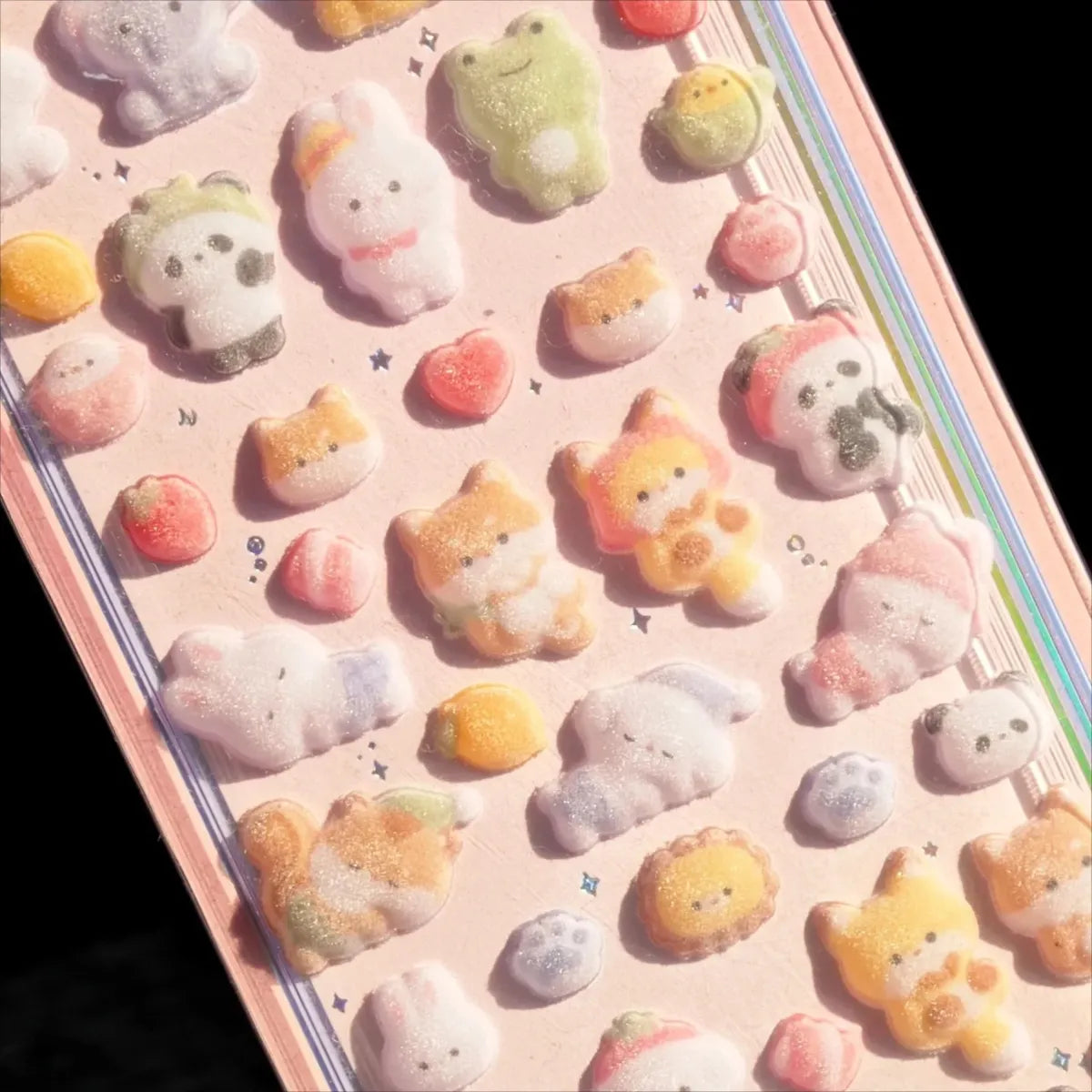 Kawaii 3D Relief Flocked Animal Stickers - Best Sellers - Sticker / Decal - 1