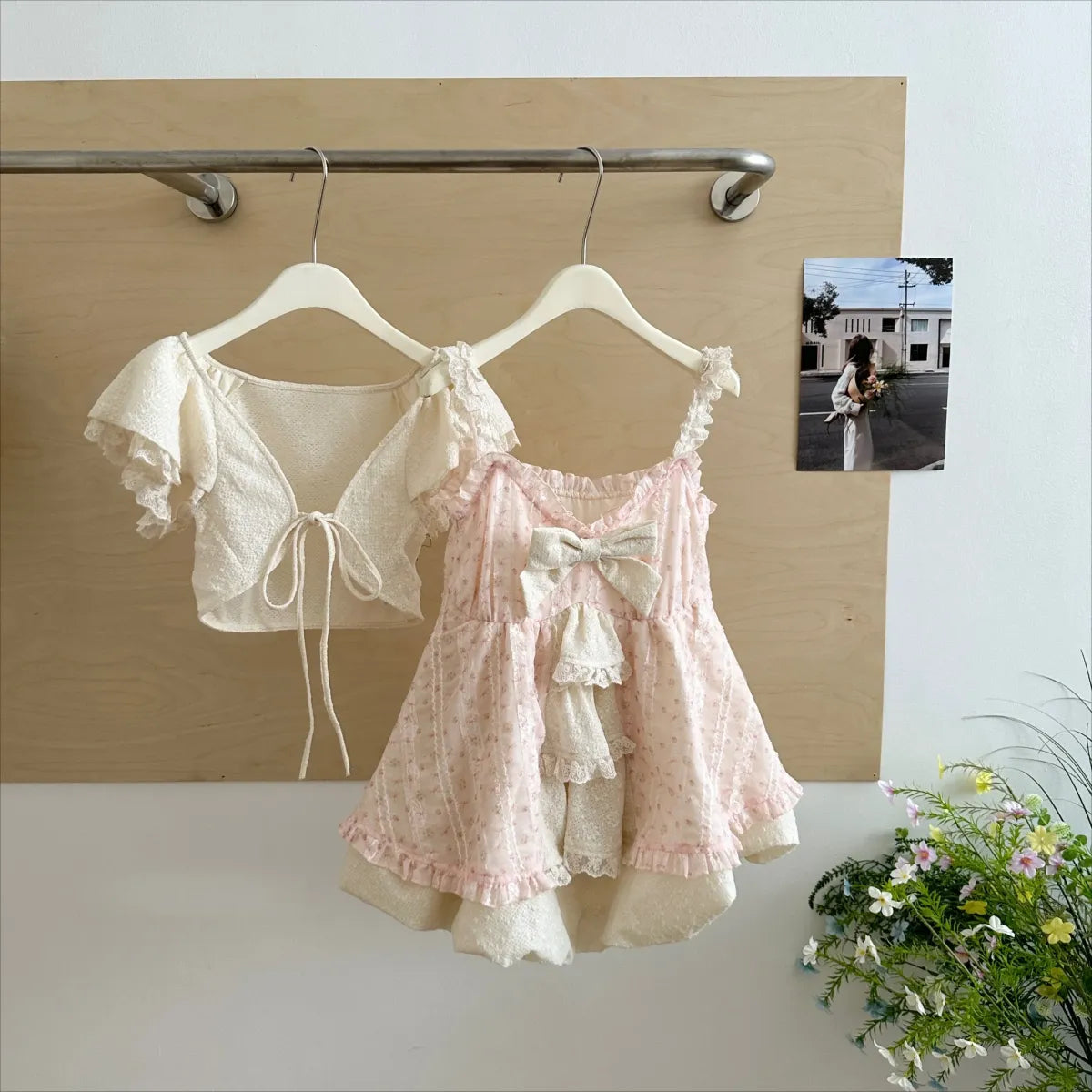 Sweet Lolita Bow Lace Mini Dress - All Dresses - Lolita Dress - 5