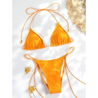 Printed Triangle Micro Thong Bikini Set - Swimsuits - Swimsuit / Bikini / One-Piece Swimwear - 15