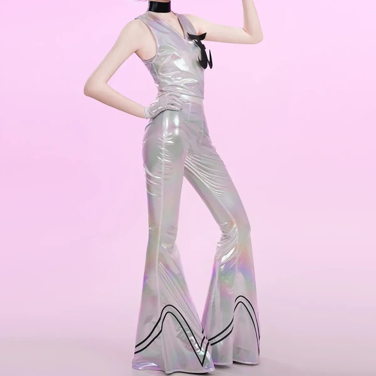 Panty & Stocking Anime Cosplay Jumpsuit Set - Women’s Clothing & Accessories - Cosplay Outfit - 3