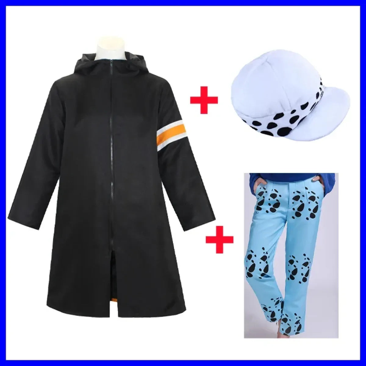 Trafalgar Law Anime Cosplay Costume Set - Anime - Cosplay Outfit - 12