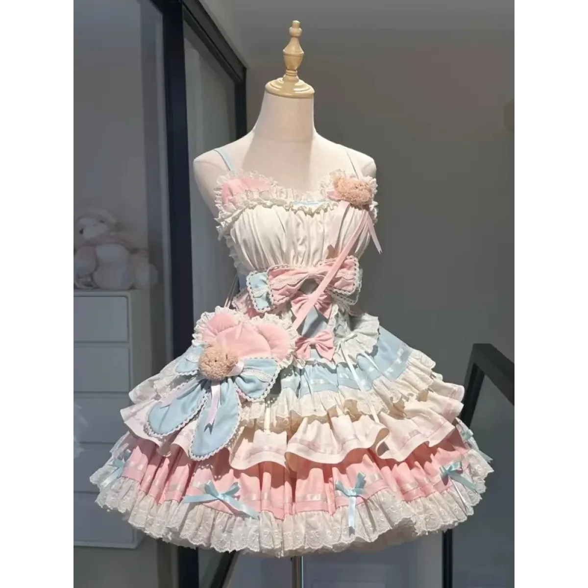 Summer Kawaii Lolita A-Line Party Mini Dress - All Dresses - Lolita Dress - 6