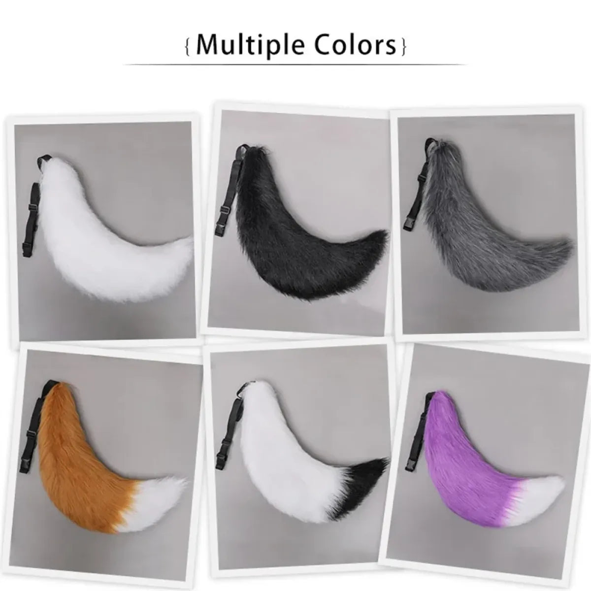Plush Anime Cat & Fox Cosplay Tail – 70cm - Women’s Clothing & Accessories - Costume Props - 5