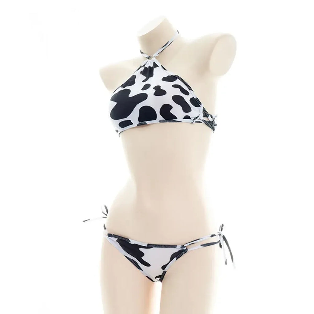Cow Maid Bikini Cosplay Swimsuit Set - Cosplay - Swimsuit / Bikini / One-Piece Swimwear - 3