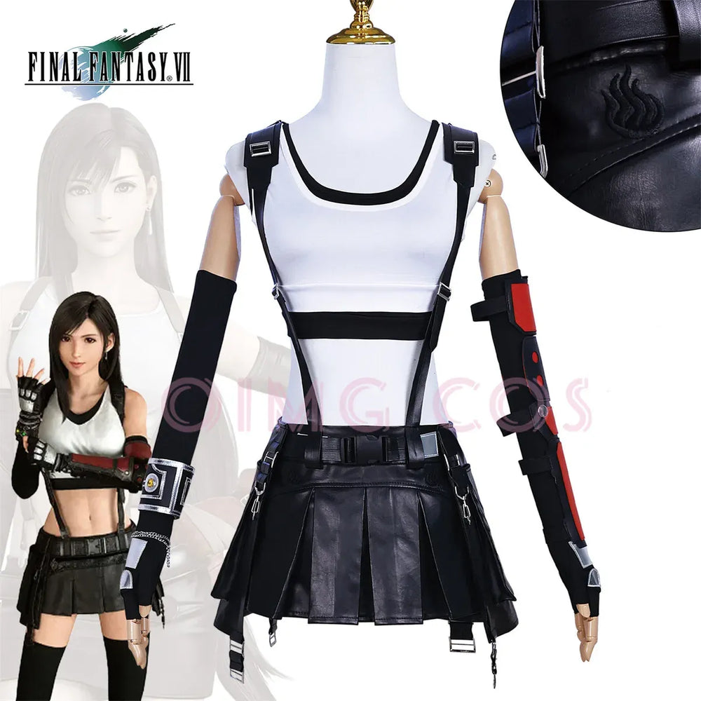 Tifa Lockhart Cosplay Costume Set - Anime - Cosplay Outfit - 1