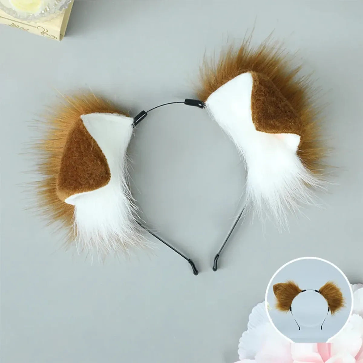 Plush Anime Dog Ear Headband and Tail Set - Anime - Costume Props - 17