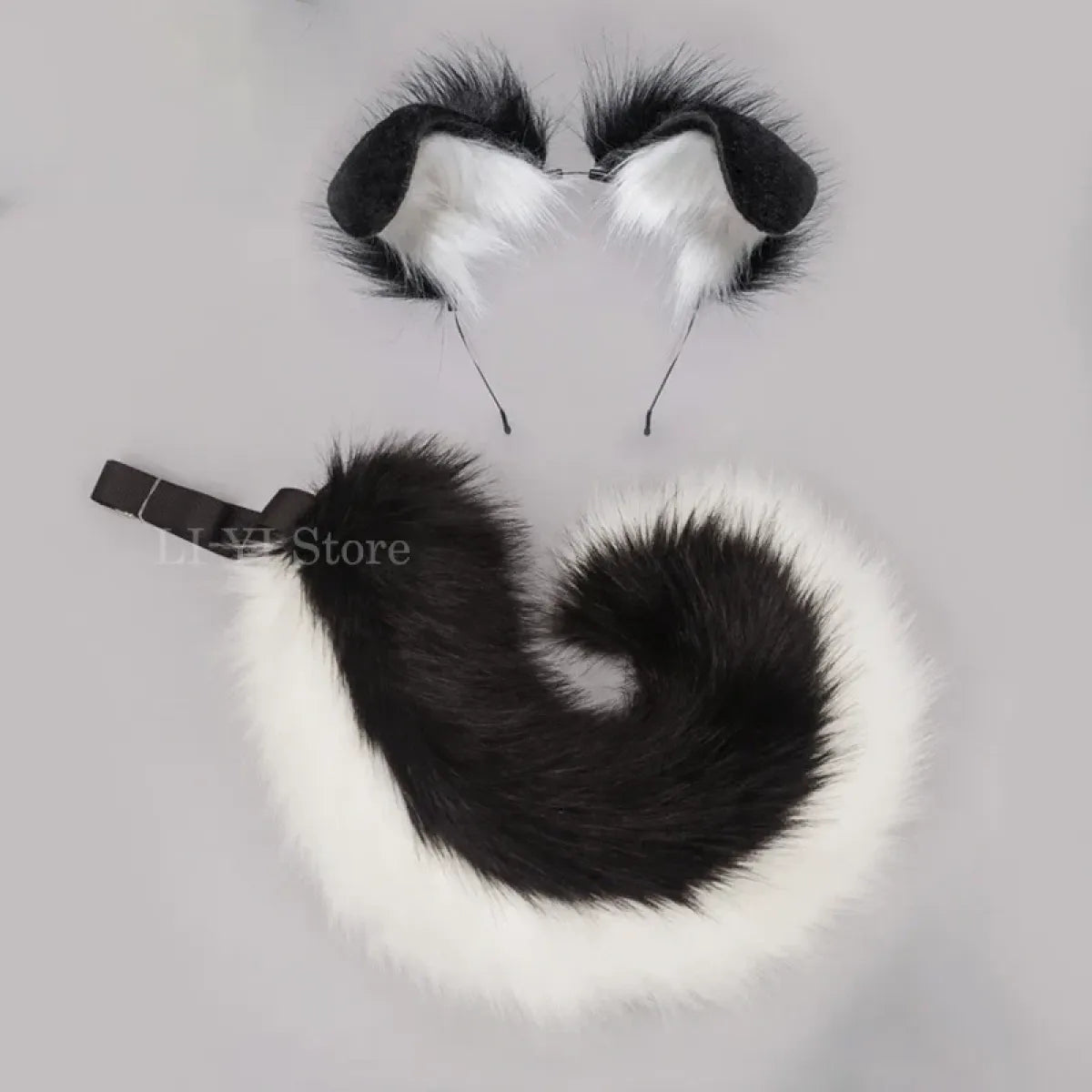 Furry Anime Dog Ear Headband & Tail Set - Anime - Costume Props - 13