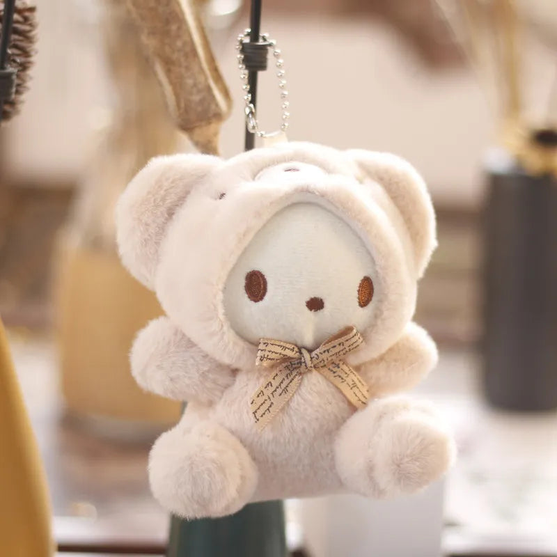 Sanrio Kuromi Cinnamoroll Cat Doll Keychain - Kawaii Stop - ABS Material, Anime, Cat Doll, Charm, Cinnamoroll, Compact, Cute Accessories, Cute Plushies, Durable, Everyday Use, Gift-Ready, Japanese Culture, Kawaii, Keychain, Kuromi, Lightweight, Plush, Plush Dolls, Plush Toy, Plush Toys, Plushie, Plushies, Pocket-Sized, Quality, Sanrio, Style, Unique, Unisex