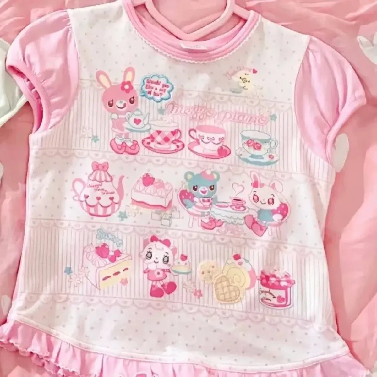 Fairy Grunge Lolita Ruffle Bow T-Shirt - T-Shirts - T-Shirt - 5