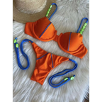 Push Up Underwire Low Waist Bikini Set - Swimsuits - Swimsuit / Bikini / One-Piece Swimwear - 2