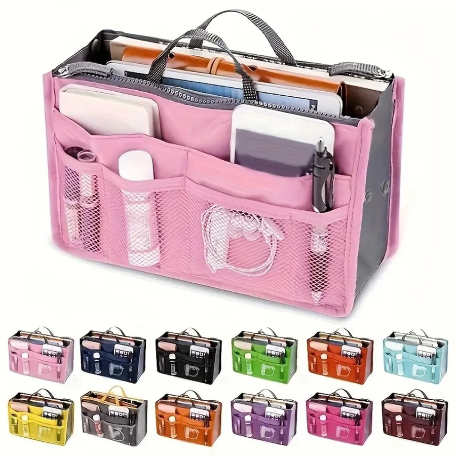 Double-Zipper Handbag Organizer Insert - Cosplay - Bag Organizer Insert - 1